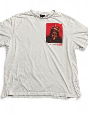 H&M White The Notorious B.I.G. Graphic T-Shirt | XXL